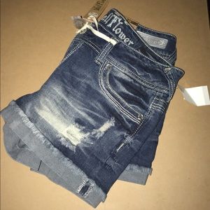 New Blue jean shorts